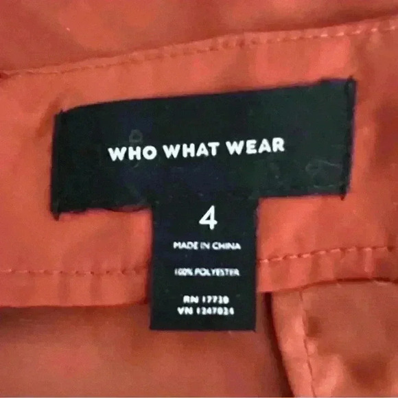 Target Who What Wear Rust Orange Slip Skirt, Size 4, EUC - Picture 4 of 6